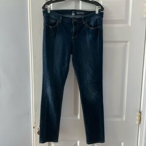 Straight let blue Jean